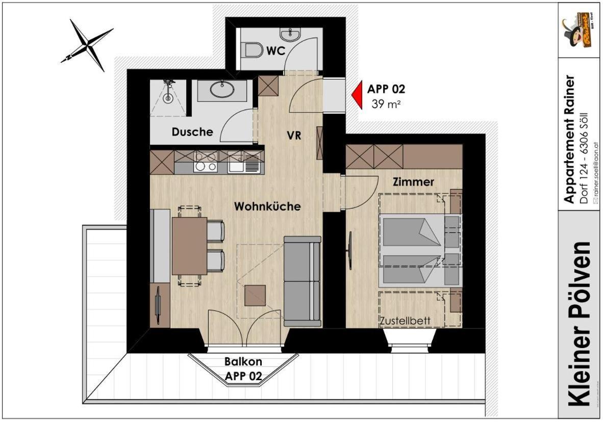 Apartment Rainer - Mittendrin Söll Exteriör bild