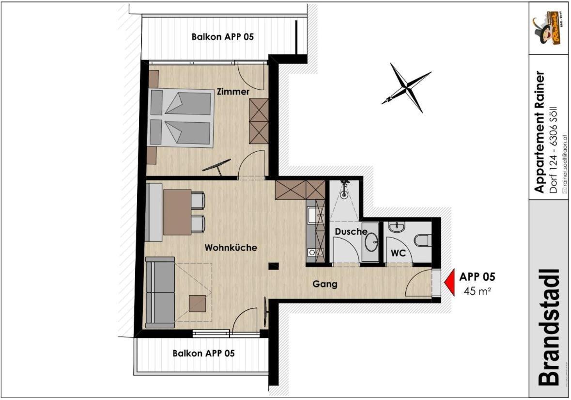 Apartment Rainer - Mittendrin Söll Exteriör bild