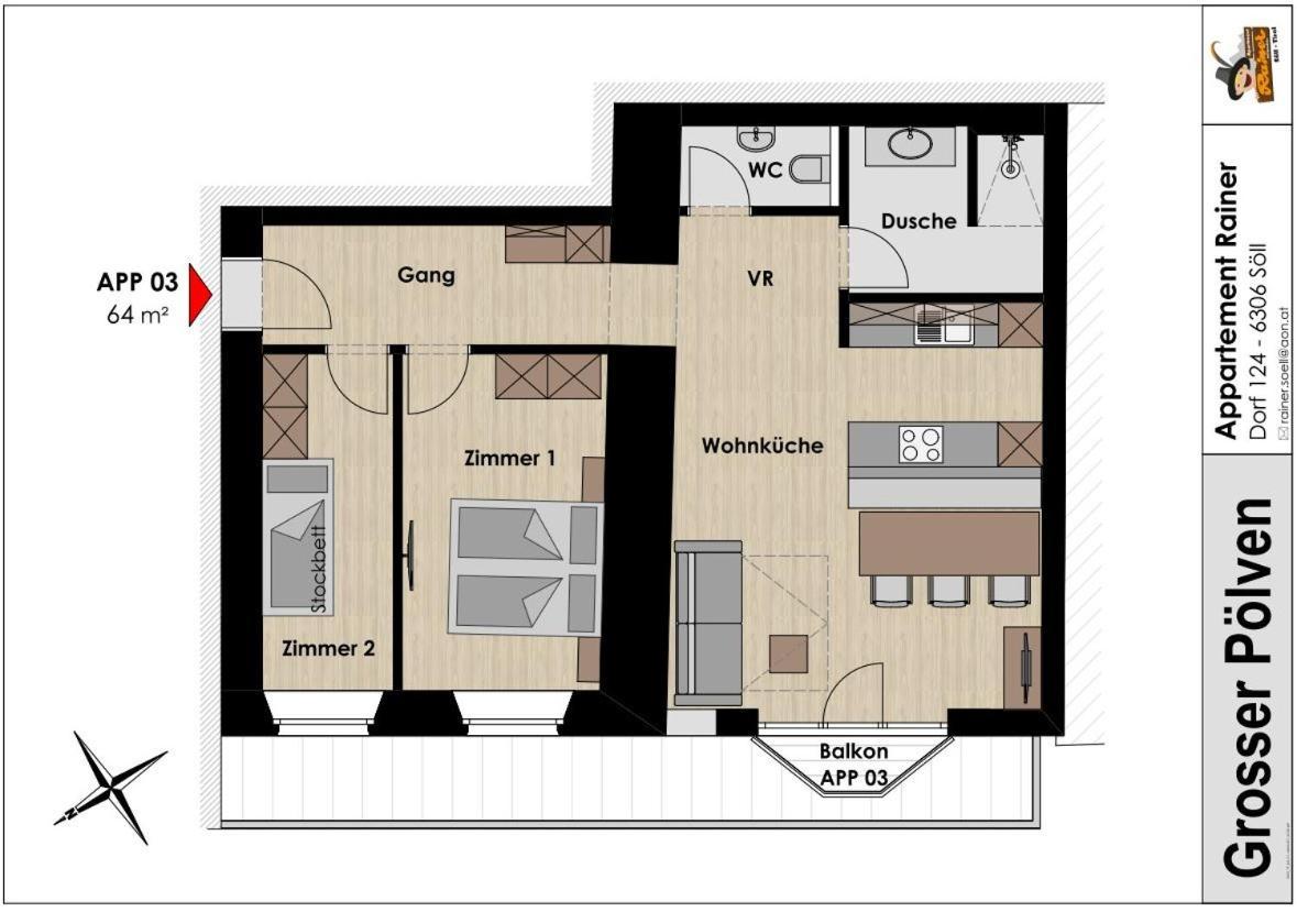 Apartment Rainer - Mittendrin Söll Exteriör bild